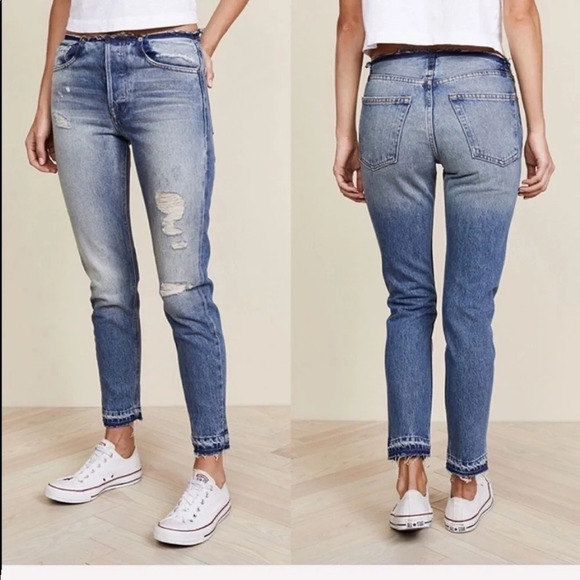 NWOT FRAME Rigid Re-Release Le Original Jeans Horne New Denim Casual Women’s 26 - Picture 1 of 7
